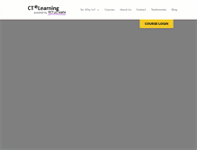 Tablet Screenshot of ctelearning.com
